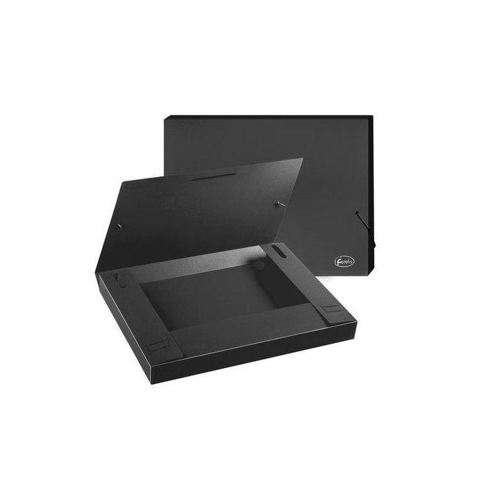 Carpeta De Proyectos Forofis Pp A4 Gomas 3 Cm Negro