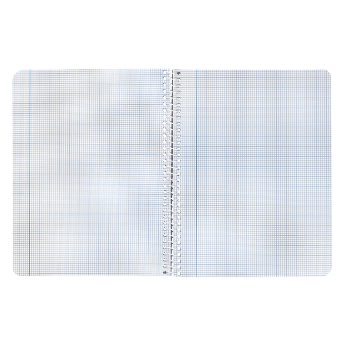 Liderpapel Cuaderno espiral cuarto tapa dura 80 hojas milimetrado 75gr colores surtidos 1