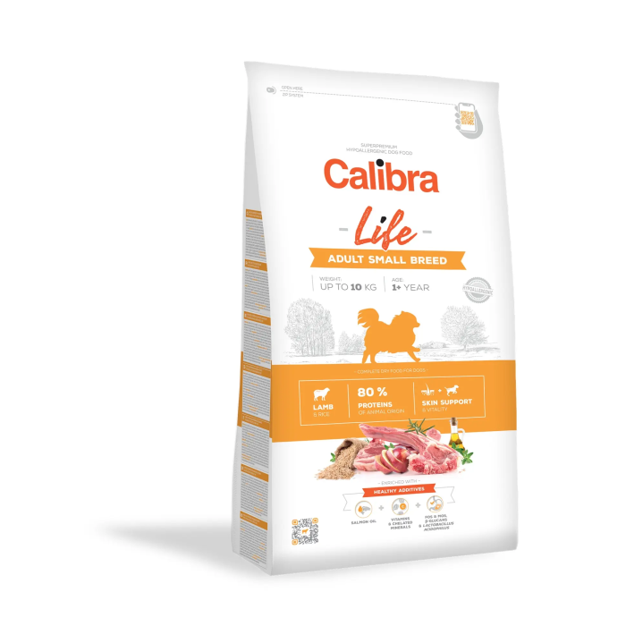 Calibra Dog Life Adult Small Breed Borrego 6 kg