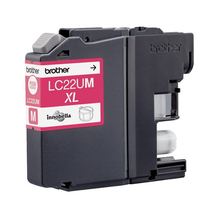 Brother LC-22UM Cartucho de Tinta Magenta Original XL Alto Rendimiento para MFC-J985DW 1200 páginas 2 Brother LC-22UM Cartucho de Tinta Magenta Original XL Alto Rendimiento para MFC-J985DW 1200 páginas 2