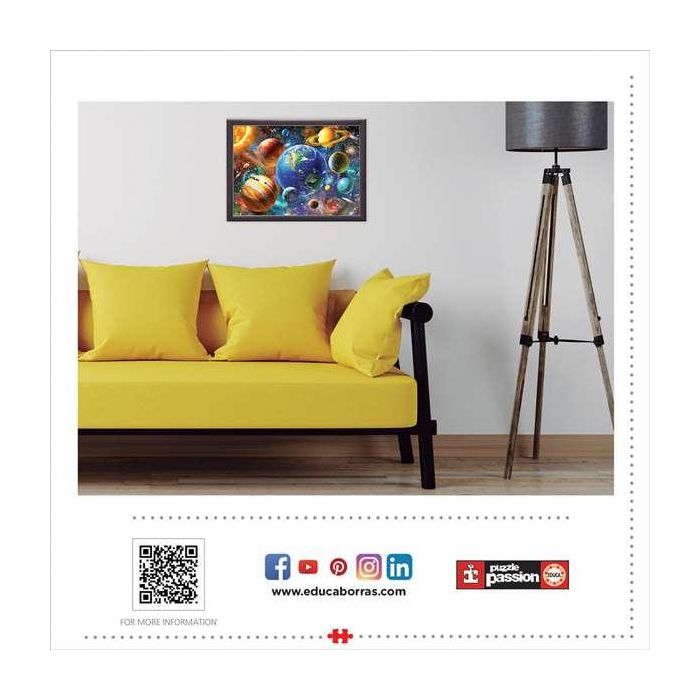 Puzzle 500 piezas sistema solar 5 Puzzle 500 piezas sistema solar 5