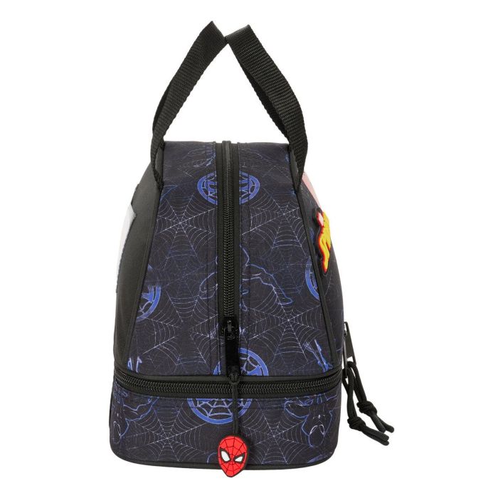 Portameriendas Spider-Man Attack Negro 20 x 20 x 15 cm 2