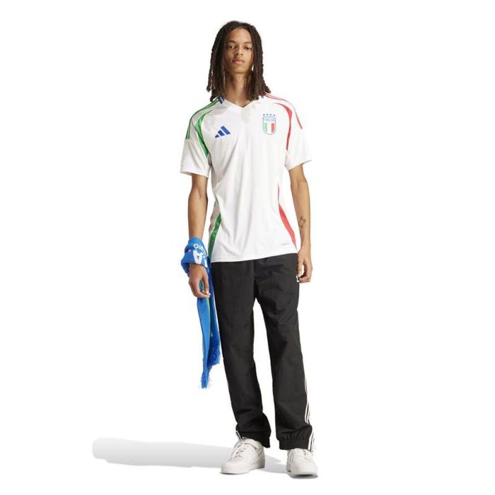 Camiseta de Fútbol de Manga Corta Hombre Adidas Segunda Equipación Italia 24 L 2