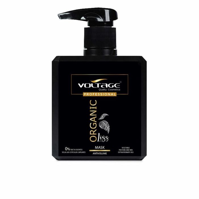 Voltage Cosmetics LISO KERATINA Mascarilla Capilar con Keratina, Antiencrespamiento, Hidratación, Vegana, Sin Sulfatos 500 ml