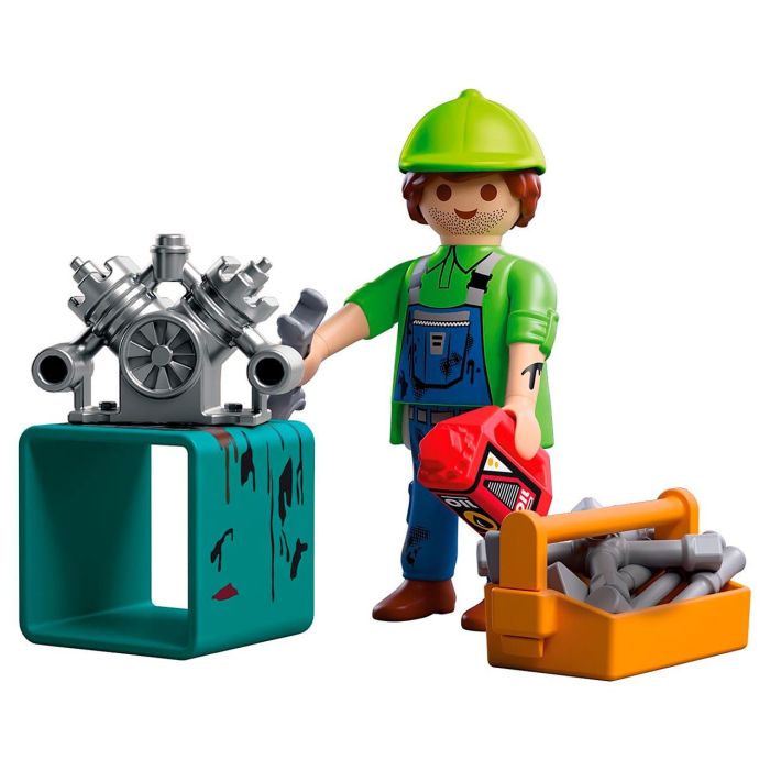 Playmobil 72031 - Figura Mecánico Special Plus, Juguete de Construcción y Rol para Niños +4 Años 1