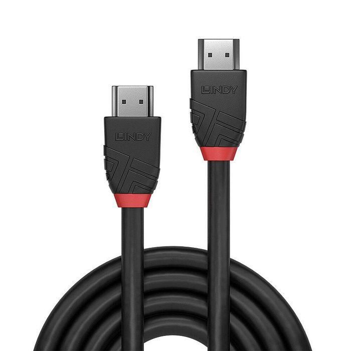 Lindy 3m 8K60hz HDMI Cable, Black Line 1 Lindy 3m 8K60hz HDMI Cable, Black Line 1