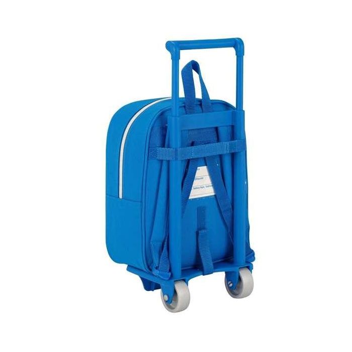 Mochila Escolar con Ruedas 805 RCD Espanyol 611753280 Azul Blanco 3