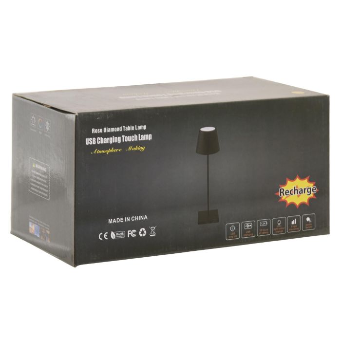 DKD Home Decor Lampara Tactil Urban Dorado Plateado 11 x 37 x 11 cm (6 Unidades)