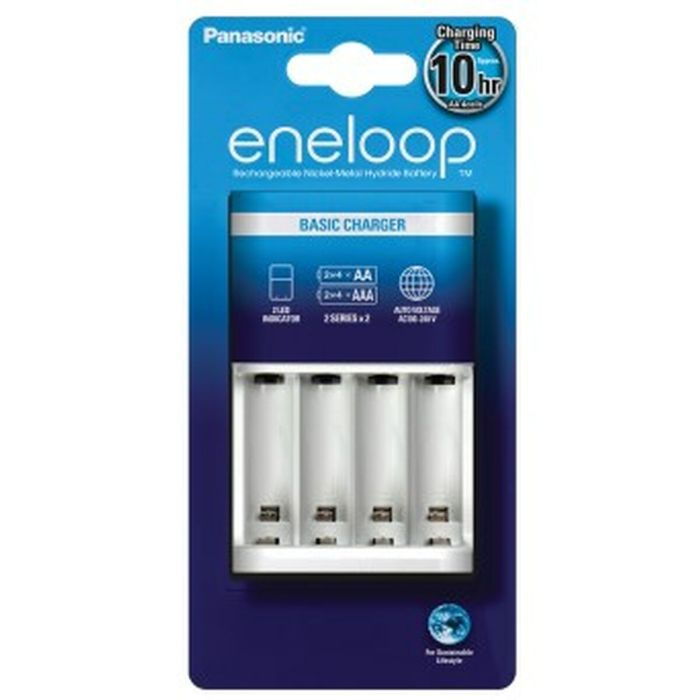 Cargador de Pilas Panasonic BQ-CC51E Baterías x 4 Cargador de Pilas Panasonic BQ-CC51E Baterías x 4
