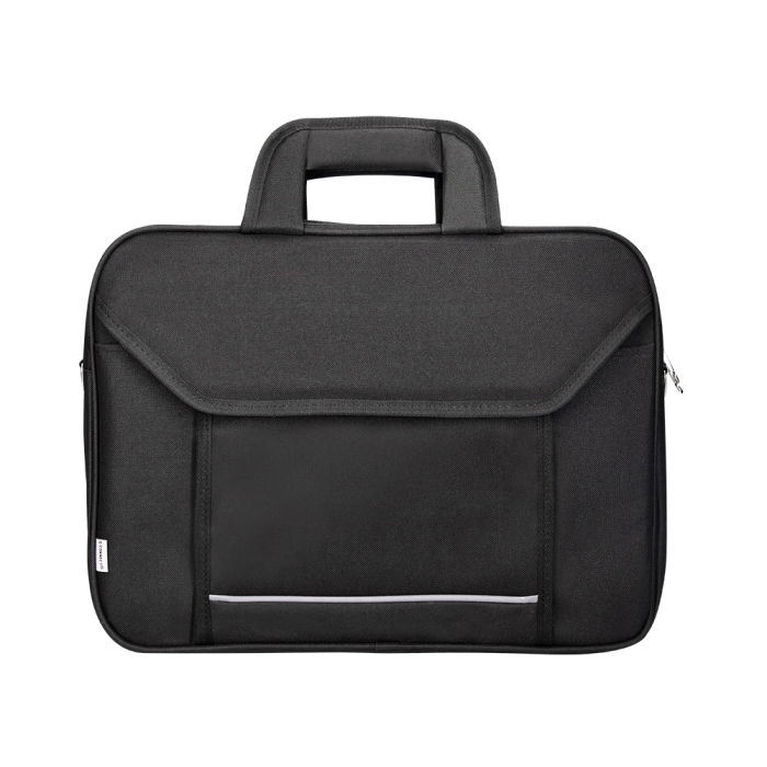 Q-connect Maletín para Portátil de 15,4" Negro con Asa y 2 Bolsillos Exteriores, 390x290x90 mm 0 Q-connect Maletín para Portátil de 15,4" Negro con Asa y 2 Bolsillos Exteriores, 390x290x90 mm 0