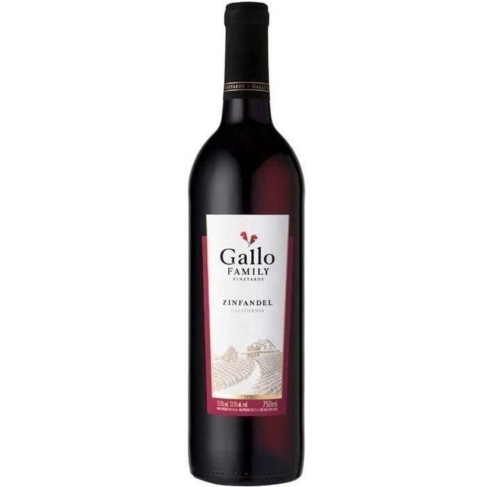 Gallo Family Zinfandel - vino tinto de California 1