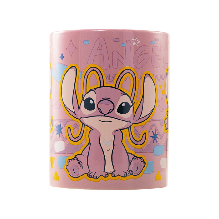Taza funda de peluche Angel Disney 440ml 3