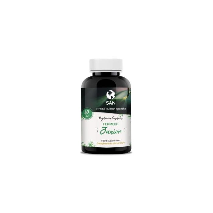 PROBIOTICOS SAN Ferment Junior 60Gr. Probiótico infantil para flora intestinal, calambres, espasmos y reflujo gástrico