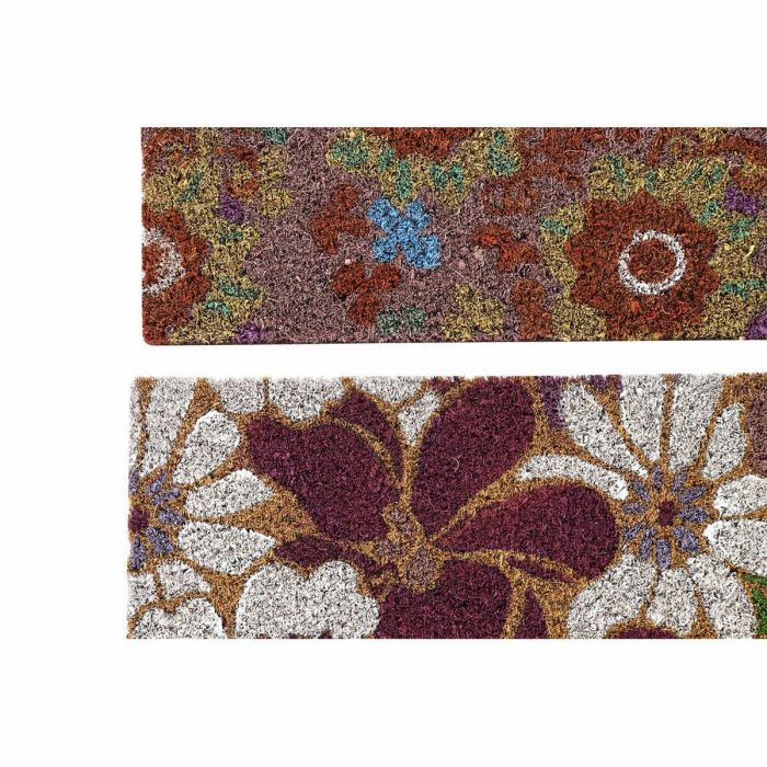 Felpudo Basicos DKD Home Decor Multicolor 40 x 1.5 x 60 cm (2 Unidades) 2