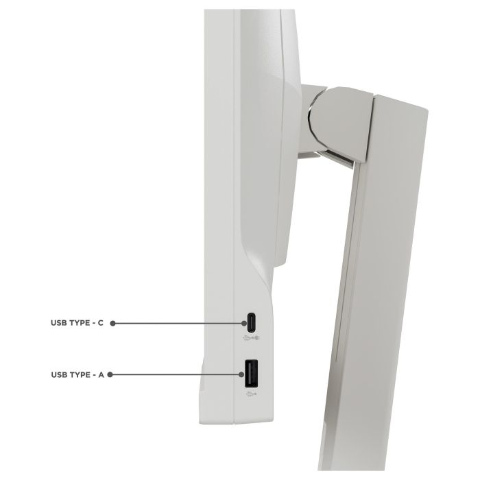 Lenovo C24d-20 Monitor 61cm/24" 1920x1200 WUXGA IPS 16:10 5ms 60Hz HDMI DVI VGA Gris Blanco 8