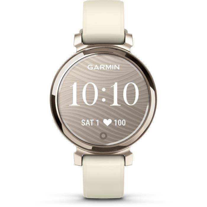 Reloj conectado - GARMIN - Lily 2 - 25,4 x 21,3 mm - Oro crema con correa en blanco coco