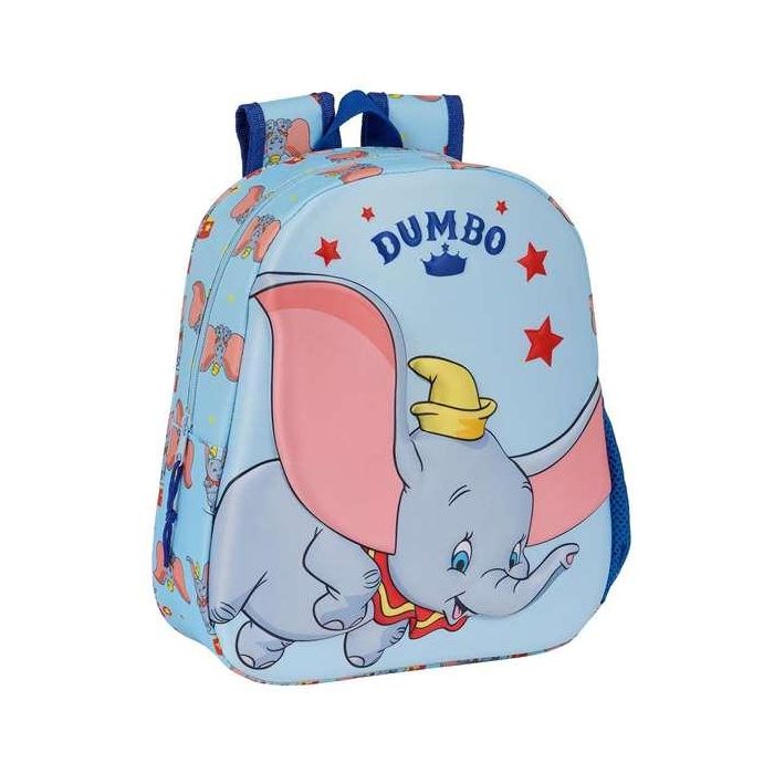 Safta Mochila 3D Dumbo 27x33x10cm 1 Safta Mochila 3D Dumbo 27x33x10cm 1