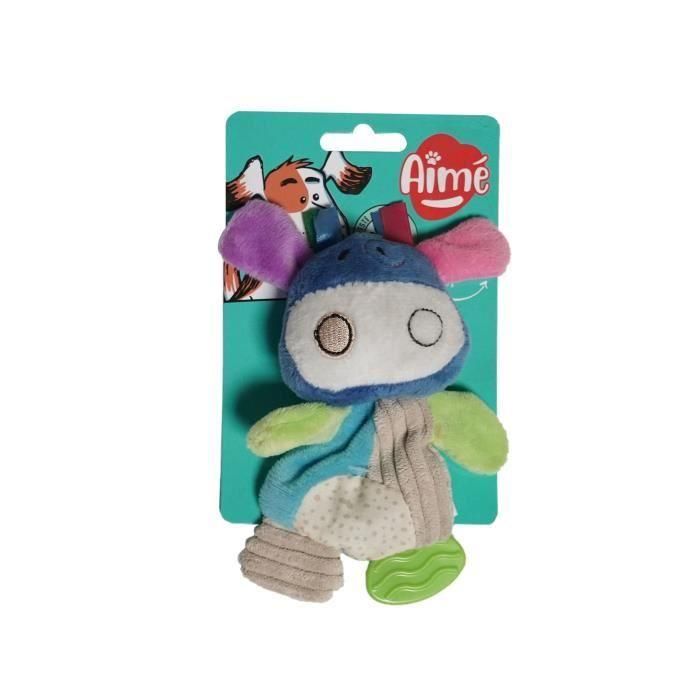 LOVES Juguete de Peluche Vaca Mini para Perros - Suave, Ligero y Cómodo con Relleno de Botellas Recicladas - 16 cm 1 LOVES Juguete de Peluche Vaca Mini para Perros - Suave, Ligero y Cómodo con Relleno de Botellas Recicladas - 16 cm 1