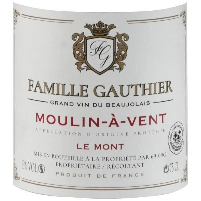 Familia Gauthier en Mont 2021 Moulin-a-Vent-Beaujolais Wine tinto 1