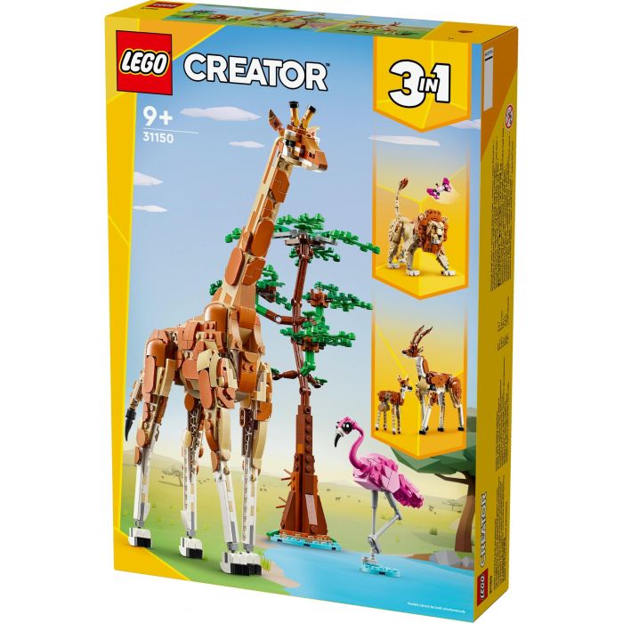 LEGO 31150 Creator 3en1 Safari Animales Salvajes, Juguete con Figuras: Jirafa, Gacelas y León 10 LEGO 31150 Creator 3en1 Safari Animales Salvajes, Juguete con Figuras: Jirafa, Gacelas y León 10