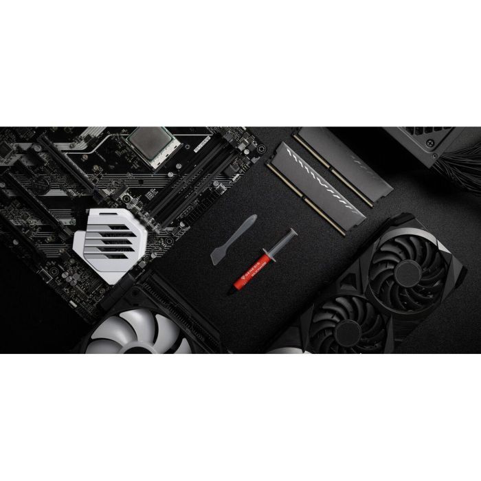 GENESIS Silicio 900 NTG-2329 Pasta térmica Alto rendimiento 12.8 W/mK para CPU/GPU/Consola con espátula y paño 7
