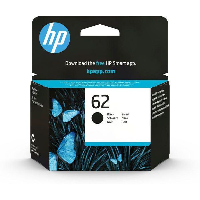 HP Envy 5640, Officejet 5740 Cartucho Negro Nº62
