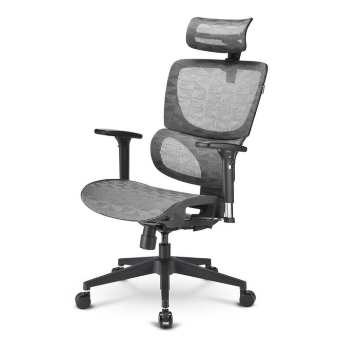 Sharkoon OfficePal C30M Silla de Oficina con Asiento y Respaldo de Malla, Transpirable, Color Gris, Altura Ajustable 115-135 cm Sharkoon OfficePal C30M Silla de Oficina con Asiento y Respaldo de Malla, Transpirable, Color Gris, Altura Ajustable 115-135 cm