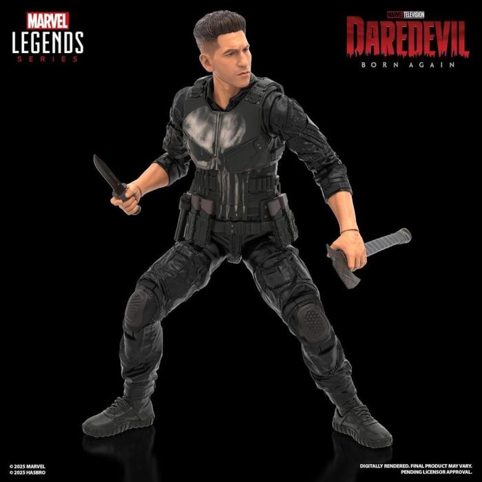 Figura Punisher Born Again Daredevil Marvel Legends 15cm 2