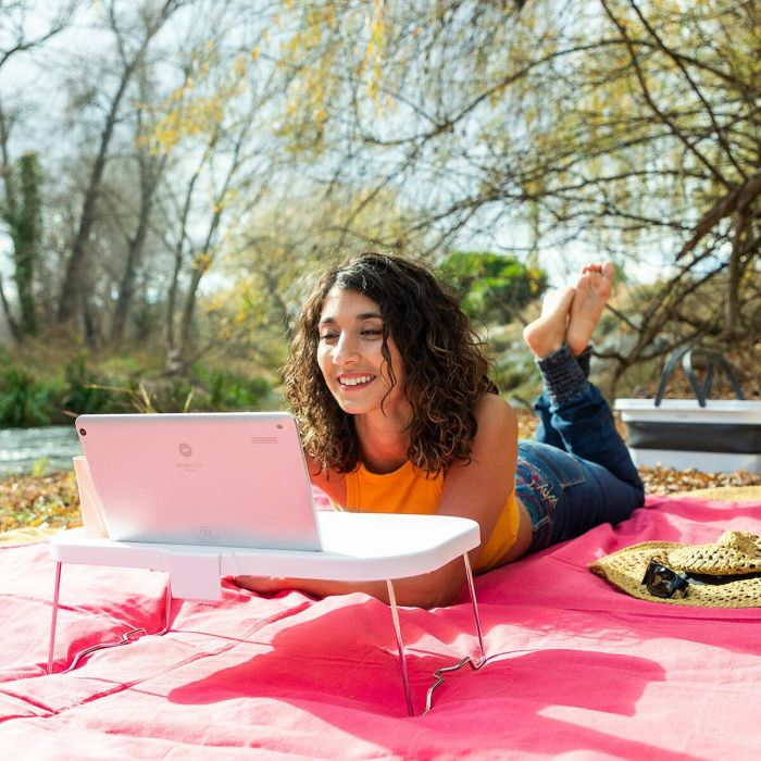 Cesta de Picnic Plegable con Tapa-Mesa Pickning InnovaGoods 6 Cesta de Picnic Plegable con Tapa-Mesa Pickning InnovaGoods 6
