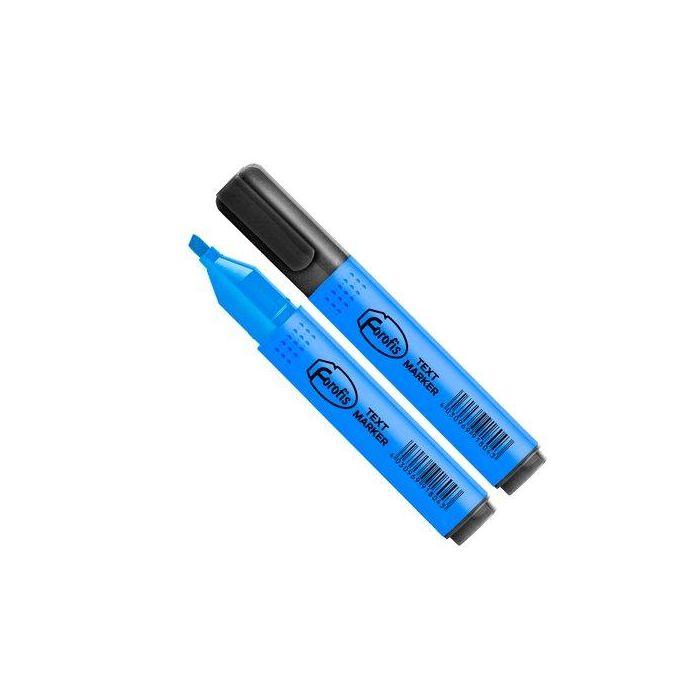 Marcador Fluor Forofis Azul (Set de 12)