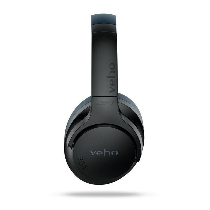Veho ZB-7 Auriculares Inalámbricos Bluetooth 5.0 con Cancelación Activa de Ruido ANC, Estilo Over-ear, hasta 32 Horas Batería