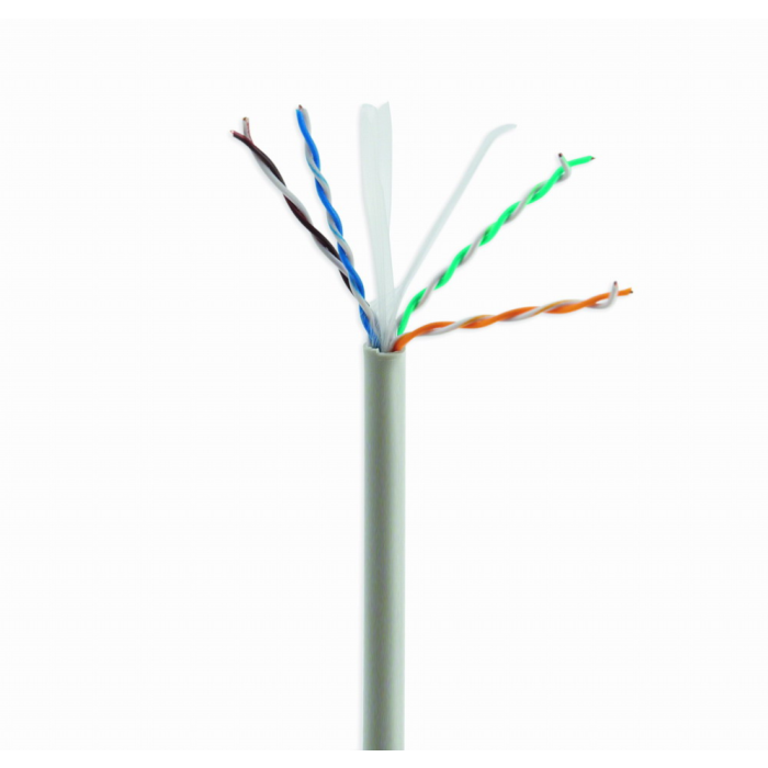 Gembird UPC-6004SE-SOL/100 Cable de Red Cat6 de 100m Gris con Conectores RJ-45