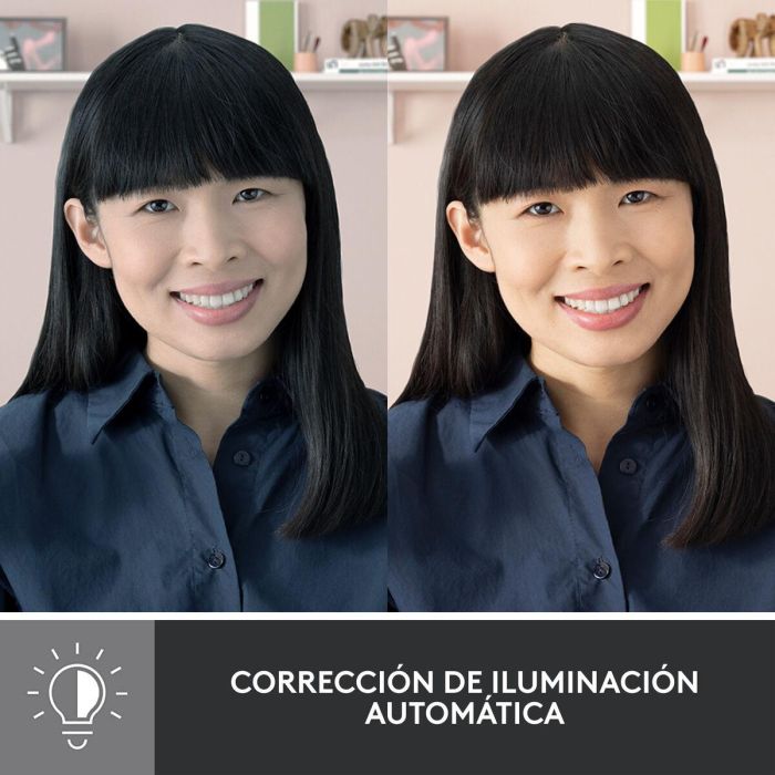 Logitech Brio 300 Rosado Webcam Full HD 1080p 6 Logitech Brio 300 Rosado Webcam Full HD 1080p 6