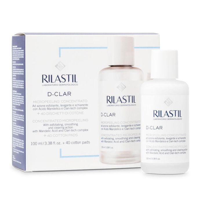 Rilastil D-CLAR micropeeling concentrado 100 ml | Cremas Antimanchas para todo tipo de pieles con Ácido Mandélico 1