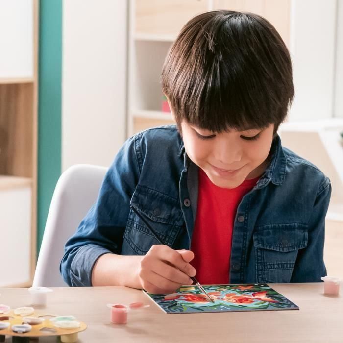 Ravensburger 25853 Kit de pintura por números CreArt Kids para niños: Diseño 'Besos de pez' de 31 x 21 cm 4