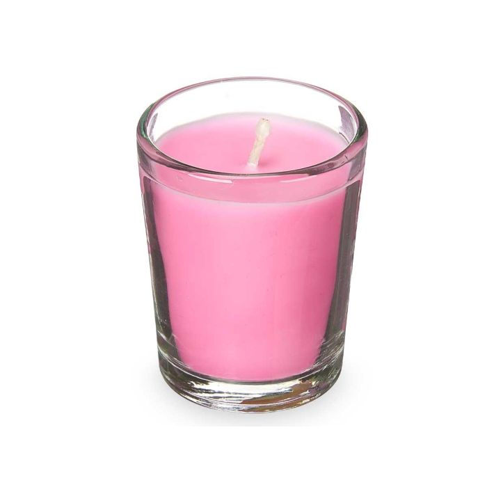 Set 6 Velas Vaso Vidrio Orquidea Acorde 16X6CM (12 Unidades) 1 Set 6 Velas Vaso Vidrio Orquidea Acorde 16X6CM (12 Unidades) 1