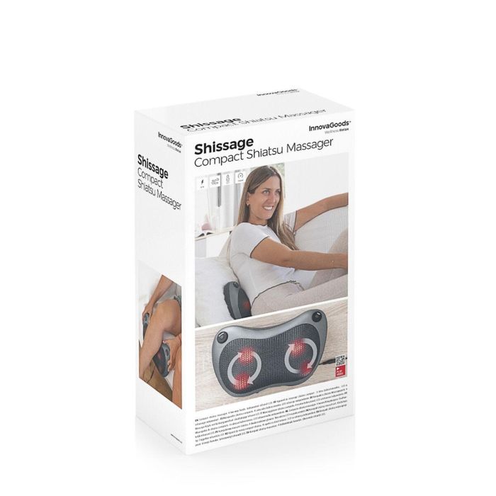 Masajeador Shiatsu Compacto Shissage InnovaGoods 9 Masajeador Shiatsu Compacto Shissage InnovaGoods 9