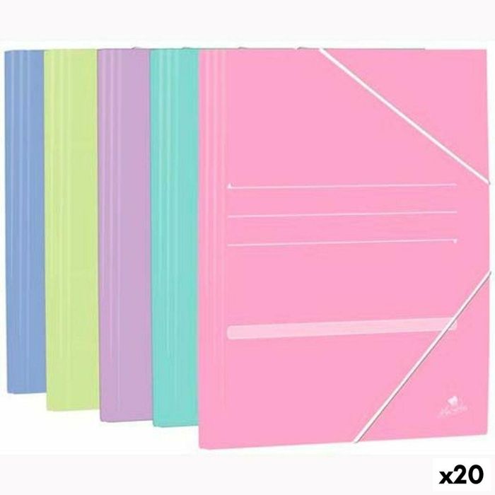 Carpeta Mariola Pastel Folio (20 Unidades) 2