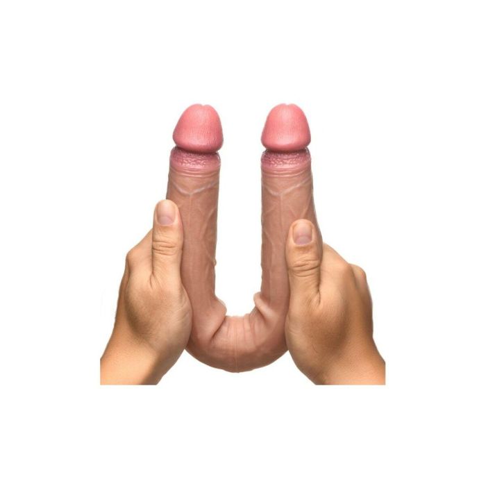 Consolador de Doble Penetración XR Carne 6