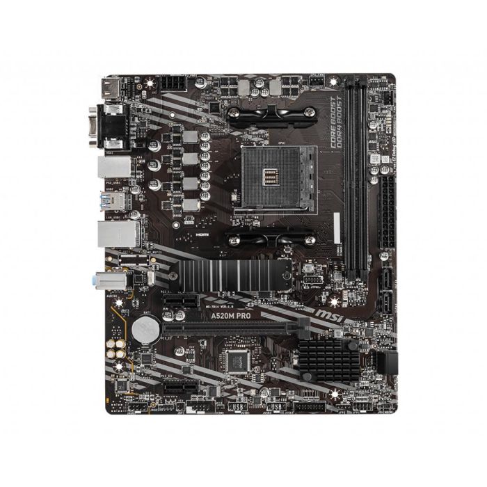 Placa Base MSI A520M PRO mATX AM4 AMD AM4
