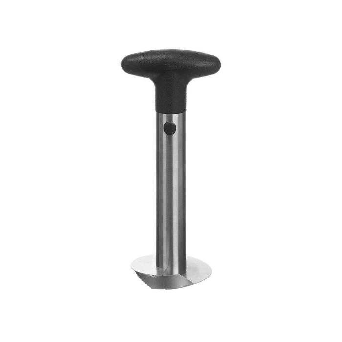 Descorazonador de Piña Kinvara - 24x8.4x8.4 cm, Metal y Plástico, Negro/Plateado (24 Unidades) 1