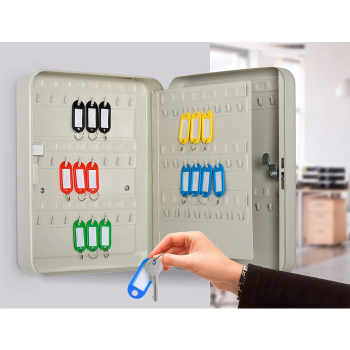 Q-connect Armario Metálico para 140 Llaves 370x280x80 mm 8