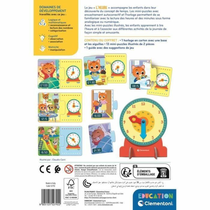 Clementoni CLE8005125527922 Tiempo 1 Clementoni CLE8005125527922 Tiempo 1