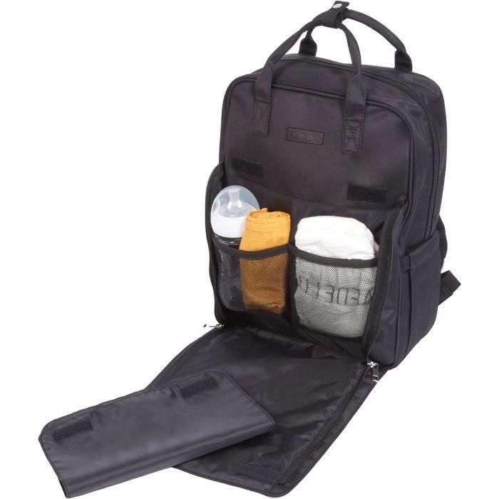 Tineo TIN3275052459534 Bolso cambiador forma mochila acolchado negro 3 Tineo TIN3275052459534 Bolso cambiador forma mochila acolchado negro 3