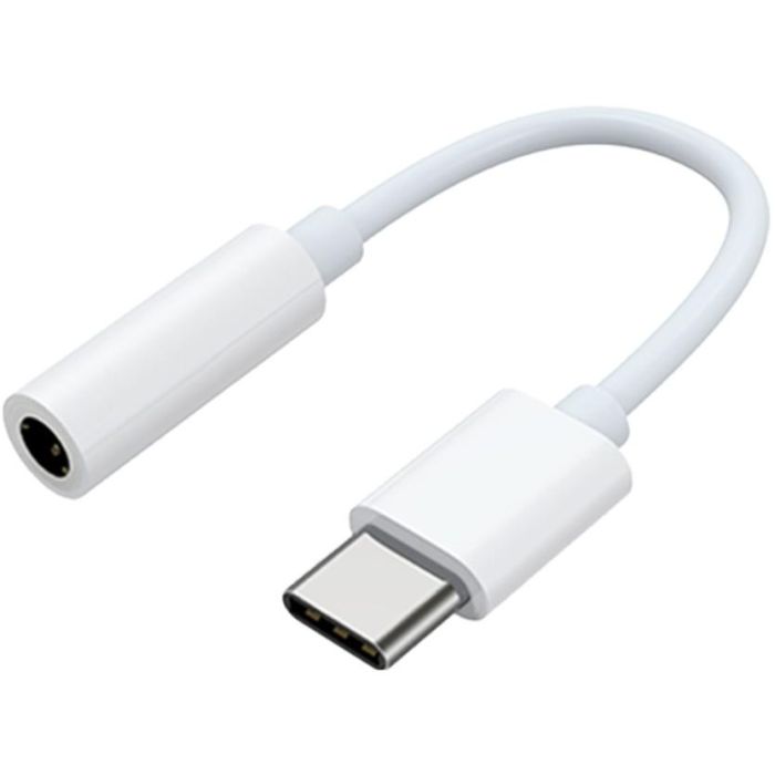 SAMSUNG Mobeen Adaptador USB-C a 3.5mm Conector Auriculares Blanco