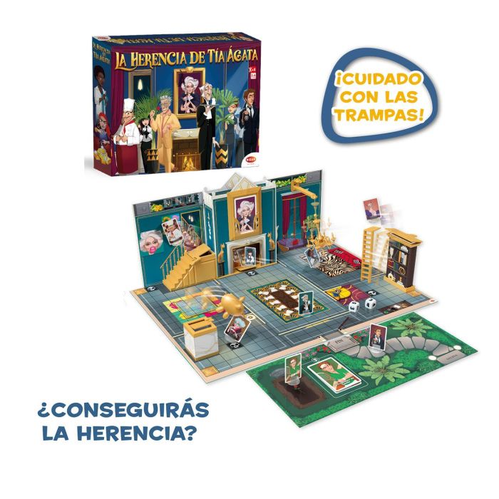 Bizak 62855053 La Herencia De Tia Agata Juego de Mesa Español +8 Años 1