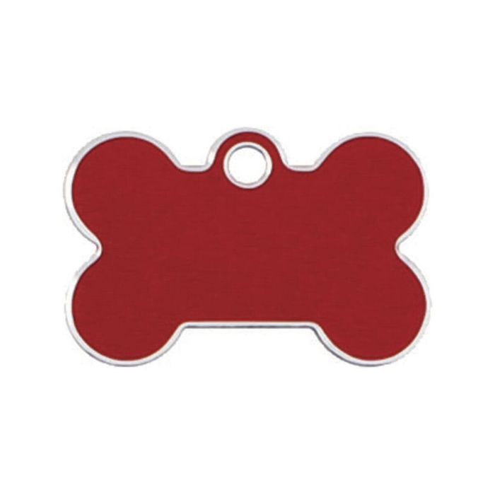 Placa identificativa para collar Imarc Bone Rojo 0 Placa identificativa para collar Imarc Bone Rojo 0