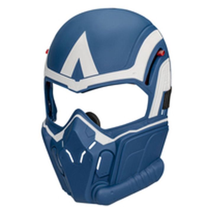 Hasbro Máscara Marvel Vengadores Capitán América de Juego de Rol con Lentes Abatibles para Niños +5 Años Película Brave New World 16