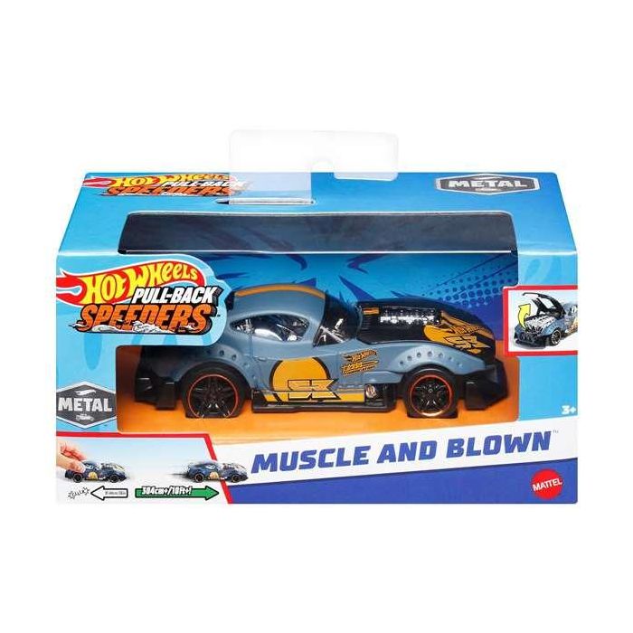 Coche retrofricción hot wheels metalico a escala 1:43 con función interactiva mod. sdos. - modelos surtidos 7