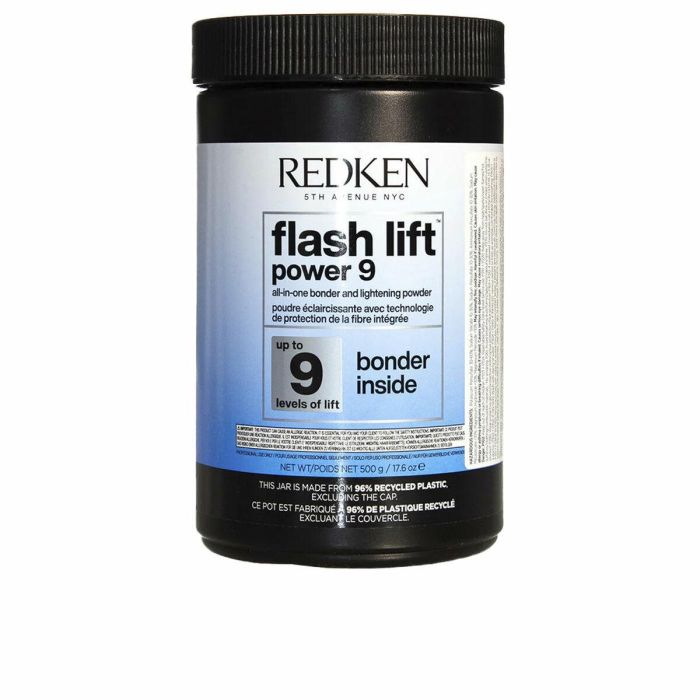 Redken FLASH LIFT BONDER INSIDE Polvo Decolorante con Bonder para Cabello, Hasta 8 Niveles de Aclaración, 500 gr